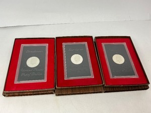 lot 6 image: 3x 1971-1973 Proof Silver Ikes