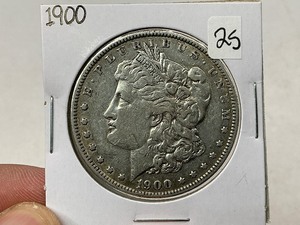 lot 25 image: 1900 Morgan Silver Dollar
