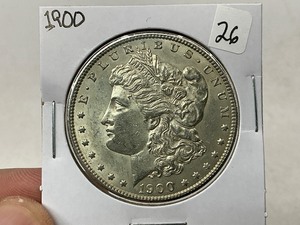 lot 26 image: 1900 Morgan Silver Dollar