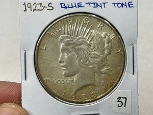lot 37 image: 1923-S Peace Silver Dollar