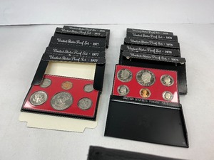 lot 62 image: 10x Proof Sets from 1977-1979