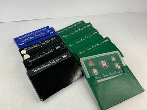 lot 64 image: 10x Proof Sets from 1972-1998