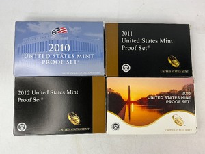 lot 68 image: 4x Proof Set Run from 2010-2013