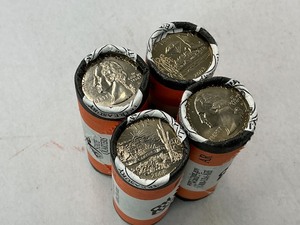 lot 73 image: 4x Lot of BU Mint-Wrapped Statehood Quarters P&D