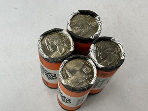 lot 74 image: 4x Lot of BU Mint-Wrapped Statehood Quarters P&D