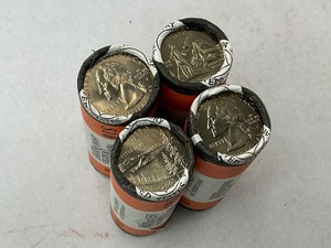 lot 75 image: 4x Lot of BU Mint-Wrapped Statehood Quarters P&D
