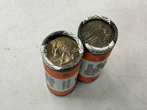 lot 78 image: 2x Lot of BU Mint-Wrapped Statehood Quarters P&D