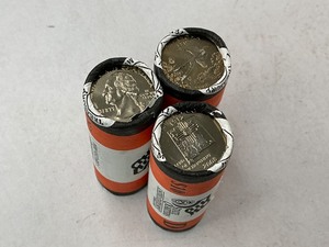 lot 79 image: 3x Lot of BU Mint-Wrapped Statehood Quarters P&D