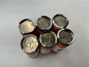 lot 81 image: 6x Lot of BU Mint-Wrapped Statehood Quarters P&D