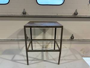 lot 70 image: Heavy Duty Steel Work Table