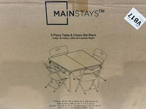 lot 75 image: Mainstay TableChairs