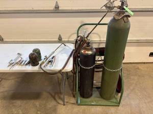 Oxy-Acetylene Wielding Setup