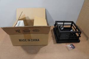 lot 15 image: 2-Light Modern OutdoorIndoor Light Fixture - Matte Black
