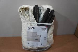lot 27 image: Pure Fit Sofa Cover - Ivory