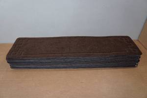 lot 47 image: 15 Adhesive Stair Treds - 8x30 - Brown
