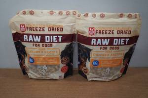lot 202 image: 2 Boss Dog Freeze Dried Dog Treats -Chicken Recipe
