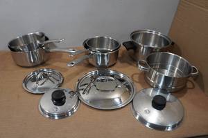 lot 238 image: Assorted Pots and Pans