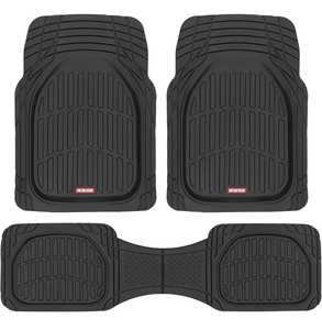 lot 38 image: MotorTrend 3-Piece Universal Flextough Floor Mats