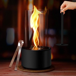 lot 180 image: Danya B. IndoorOutdoor Portable Bio Ethanol Tabletop Fire Pit