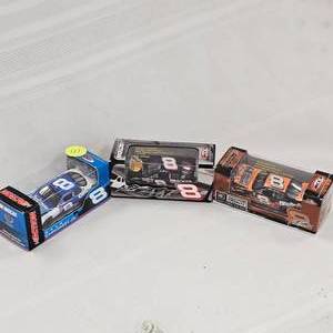 lot 111 image: 164 Nascar DLX Tony Stewart #8, Dale Jr #8 Oreo, Martin Truex Jr #8 Bass Pro(3)