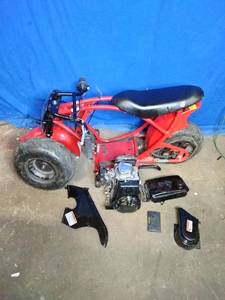 lot 12 image: Coleman Powersports B100 105cc Gas-Powered Mini Bike