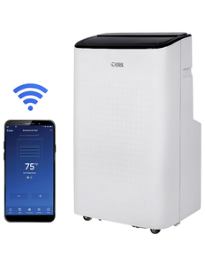lot 1 image: Commercial Cool 9000 BTU (SACC 6350 BTU) Portable Smart Air Conditioner with Fan and Dehumidifier