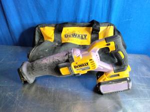 lot 47 image: DEWALT FLEXVOLT 60V MAX Brushless Cordless Reciprocating Saw.