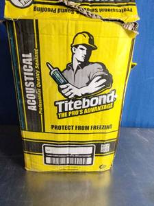 lot 48 image: 11 x 28 OZ Titebond Acoustical Smoke & Sound Sealant
