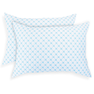 lot 20 image: Bibb Home Cooling Memory Foam Pillow with Removable Cover 2-Pack - King