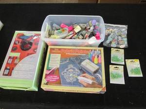 lot 202 image: Assortment of paint kits and paints...