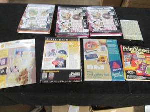 lot 207 image: Large Greeting card making supplies...