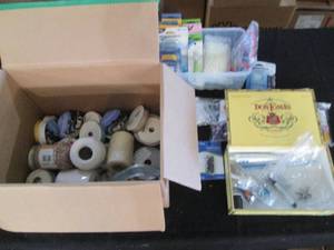 lot 218 image: Rubber bands, paper fasteners, craf...