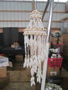 lot 233 image: Macrame style hanging decor made co...
