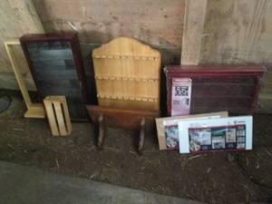 lot 17 image: New and Pre-loved hardwood shadowbo...