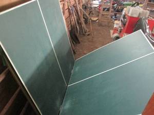 lot 21 image: Vintage full-size Folding ping-pong...