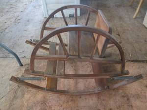 lot 52 image: Vintage Wood Teetertot childrens R...