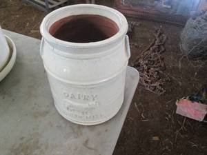 lot 76 image: Vintage Glazed Terra cotta outdoor ...