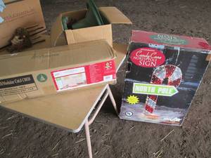 lot 261 image: 4ft White Artificial Indiana Pine h...