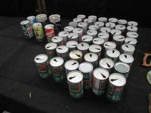 lot 280 image: 49 out of 50 metal Collector 7up pu...
