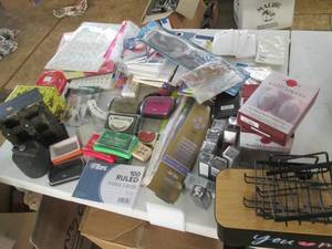 lot 169 image: Huge lot of office supplies, ink pa...