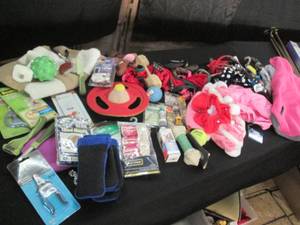 lot 137 image: Pet clothing, toys, training suppli...
