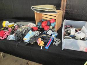 lot 138 image: Large assortment of pet clothing, a...