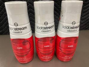 SodaStream Classics Cola Drink Mix Lot of 3 Bottles