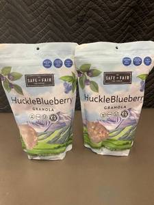 lot 11 image: Safe  Fair Huckleberry Granola 12 oz Pack, Set of 2