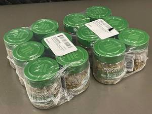 lot 12 image: Pack of 12 McCormick Gourmet Italian Bruschetta Seasoning Mix