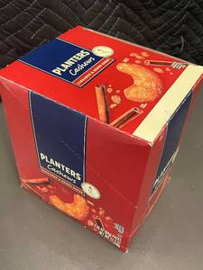 lot 28 image: Planters Cinnamon & Brown Sugar Cashews 22.5 oz