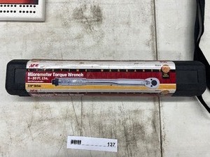 lot 137 image: ACE MICROMETER TORQUE WRENCH