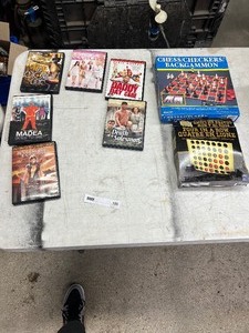 lot 155 image: DVDS & BOARD GAMES