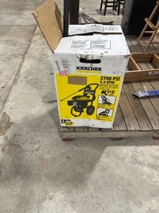 lot 203 image: KARCHER 2700 PSI GAS POWER WASHER NEW IN BOX