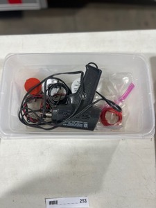 lot 253 image: SOLDERING GUN W SOLDER